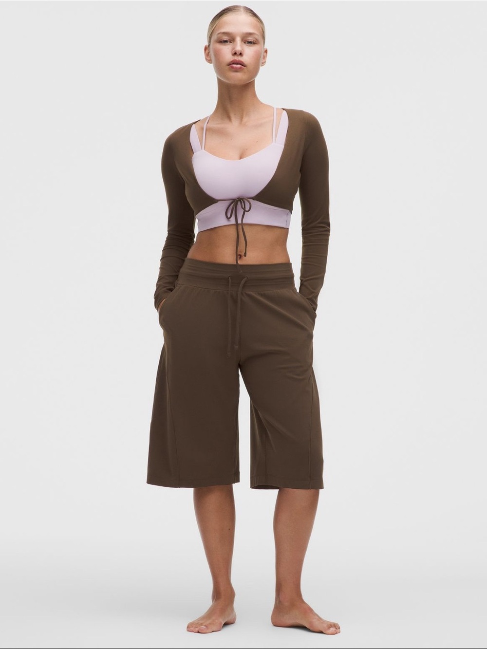 Lululemon Groove Mid-Rise Relaxed Bermuda Shorts